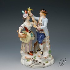 Meissen figurengruppe - meissen,