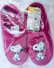 Snoopy Hausschuhe - Peanuts Puschen Slipper Pantoffeln Schlappen Rot / 37/38