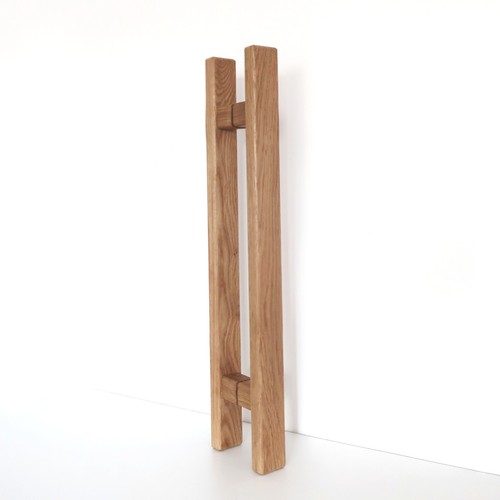 Stoßgriff eiche massiv 50cm - stoßgriff,