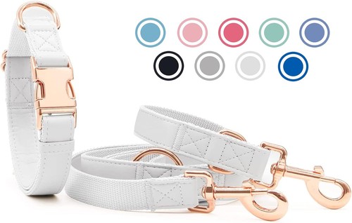 Weich leder hundehalsband - weich,