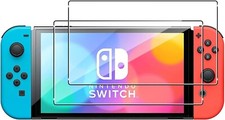 Schutzfolie aus Echtglas 9H Schutzfolie Hart Echt Glas für Nintendo Switch