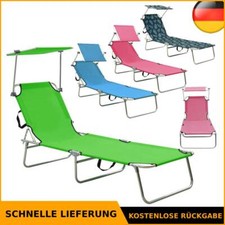 Alu Sonnenliege klappbar Dach