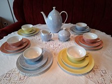 Arzberg  Bastdekor  Kaffeeservice drei Farben  Dekor Heinrich  Löffelhard