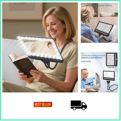 Handheld lupe mit schwanenhals - mit,