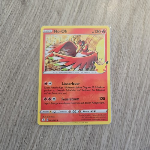 Pokemon karte 001 025 - 001/025, ho-oh