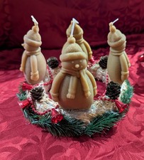 Adventskranz Stroh