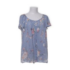 KappAhl, Top, Größe: M, Blau/Mehrfarbig, Polyester/Viskose, Blumen, Damen #A4c