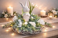 Ostergesteck Osterkorb 30cm