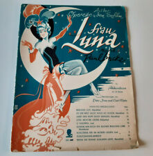 Sach Fries/Mahr - Paul Linke : Frau Luna (20 s.) APOLLO VLG PAUL LINKE