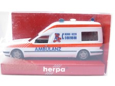 297-05HO - Herpa 1/87 044578 - MB Binz KTW Ambulanz Siegburg - top in OVP
