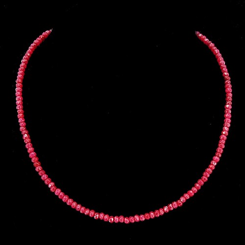 Rubin kette damen halskette - rubin,