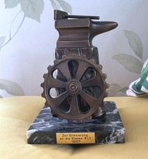 1957 Erinnerung Schmiedehandwerk Geschenk an einen Lehrer