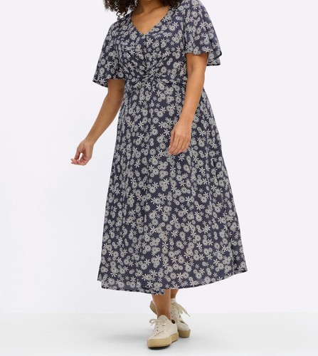 Sheego damen linien kleid - a-linien,