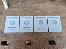 Nva wehrdienstausweis blanko - wehrdienstausweis,
