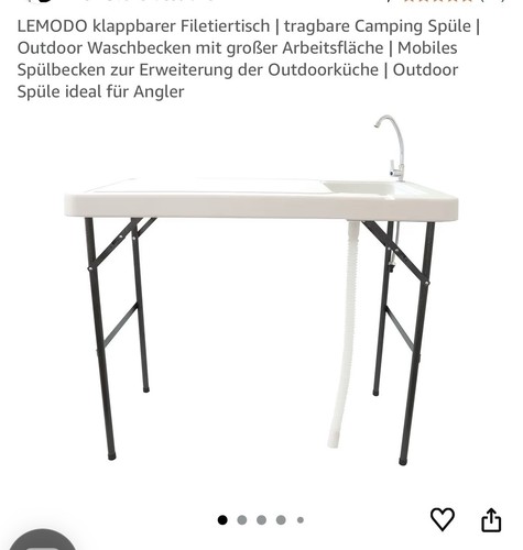 Klappbarer filetiertisch - klappbarer,