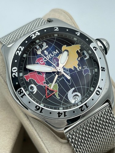 Corum bubble gmt world dial - corum,