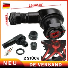 Motorrad Winkelventil Reifen Ventil 90 Grad Metallventile Schwarz Motorradventil