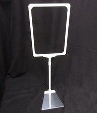 Plakatständer DINA4 neu 4x grau Preisauszeichnung Info Werbung Preisaufsteller