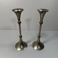 2x Vintage Kerzenständer