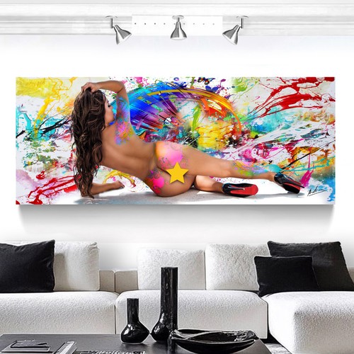Modernes leinwandbild erotik - modernes,