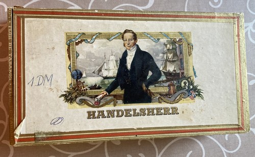 Alte zigarrenkiste handelsherr - zigarrenkiste,