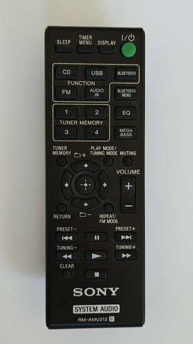Sony amu212 system - sony, rm-amu212