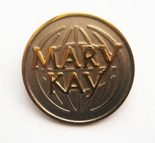 B804) Vintage Mary Kay Logo Kosmetik Emaille Abzeichen Pinch Pin