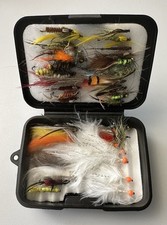 30 Streamer - in interessanten Farben, schön für Forellen und Barsche in Box