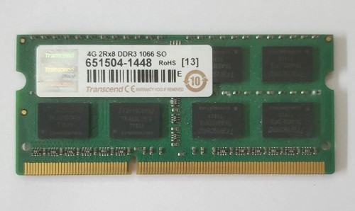 4gb 2rx8 ddr3 - 4gb, pc3-8500s