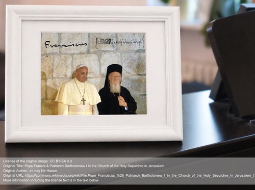Repro autogramm papst - -,