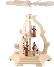 2- stöckige Weihnachtspyramide Bogendesign Müller aus Seiffen/ Erzgebirge- 65 cm