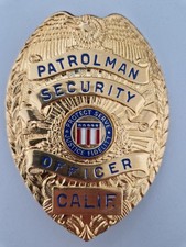 US Police Badge PATROLMAN
