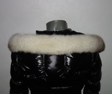 Polarfuchs Pelz Kapuze Kragen