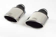 CARTUNER Endrohre 80x120mm oval für Audi RS4 RS6 TT RS S-Line 40-60mm Anschluß