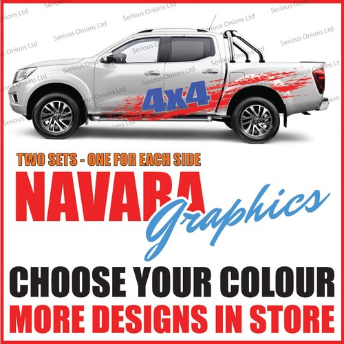 Wandaufkleber nissan navara - wandaufkleber,