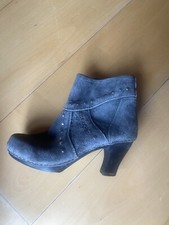 Sanita DANISH DESIGN  Holzglog Stiefeletten Leder Vintage