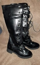 Edle Steampunk Stiefel neu Gr. 39 schwarz 
