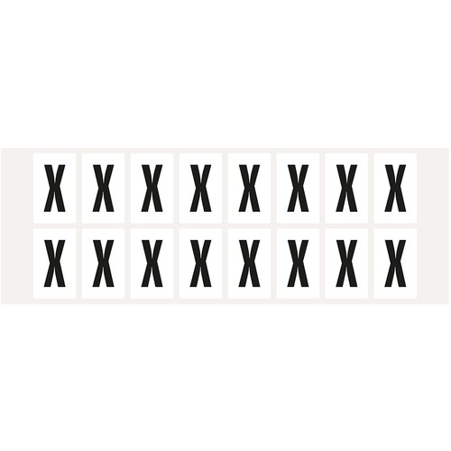Aufkleber buchstabe - buchstabe, x