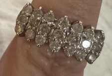 10k Gelbgold Diamant Cluster