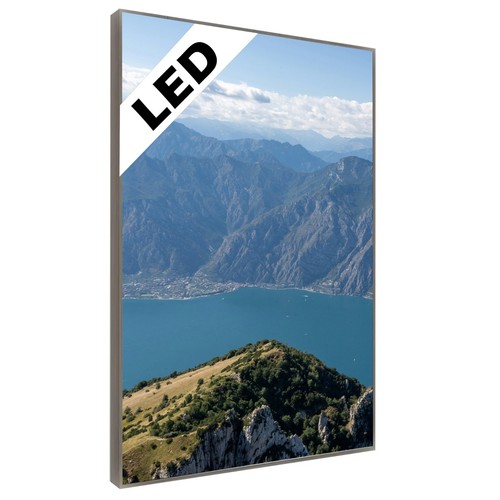 Led wandbild gardasee italien - led,