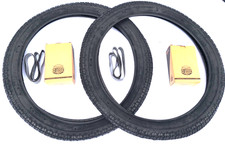 Moped Mofa 2 Reifen mit 2 felgenband und 2 Schlauch Set 2 3/4 - 17  21X2,75