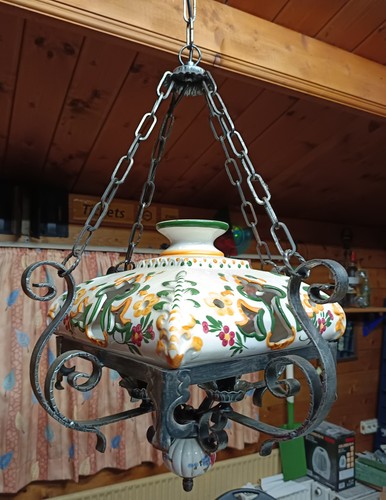 Vintage hänge lampe pendel - hänge,