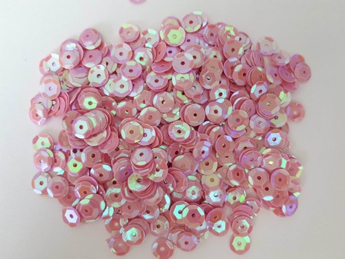 Pailletten rosa irisierend - pailletten,