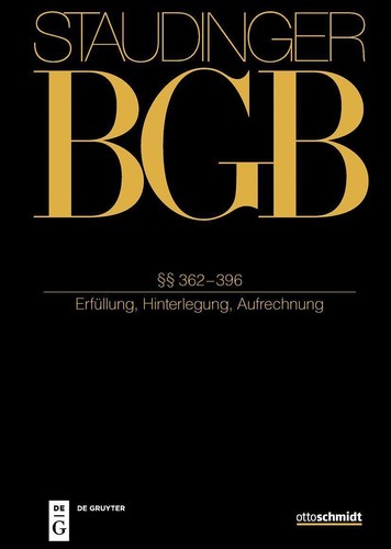 Staudinger bgb 362 - bgb, §§