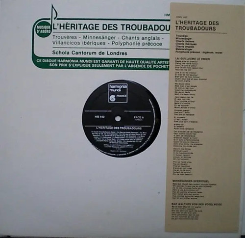 Schola cantorum - lp,