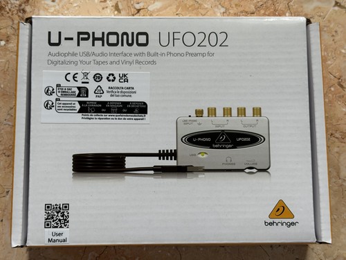 Behringer ufo202 phono - u-phono, usb