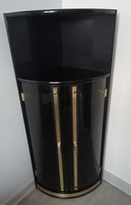 Vitrine eckschrank art deco - eckschrank,