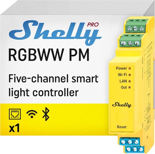 Shelly pro rgbww - pm, &