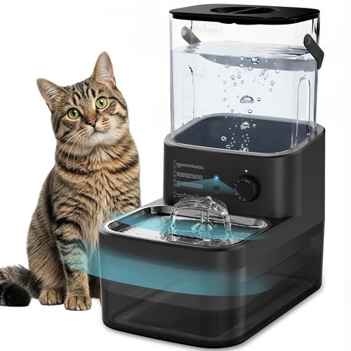 Katzen trinkbrunnen edelstahl - trinkbrunnen,