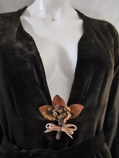 SAMT BAUMWOLLE Ballkleid Abendkleid Bodenlang Maxikleid Kleid Mittelalter Gothic